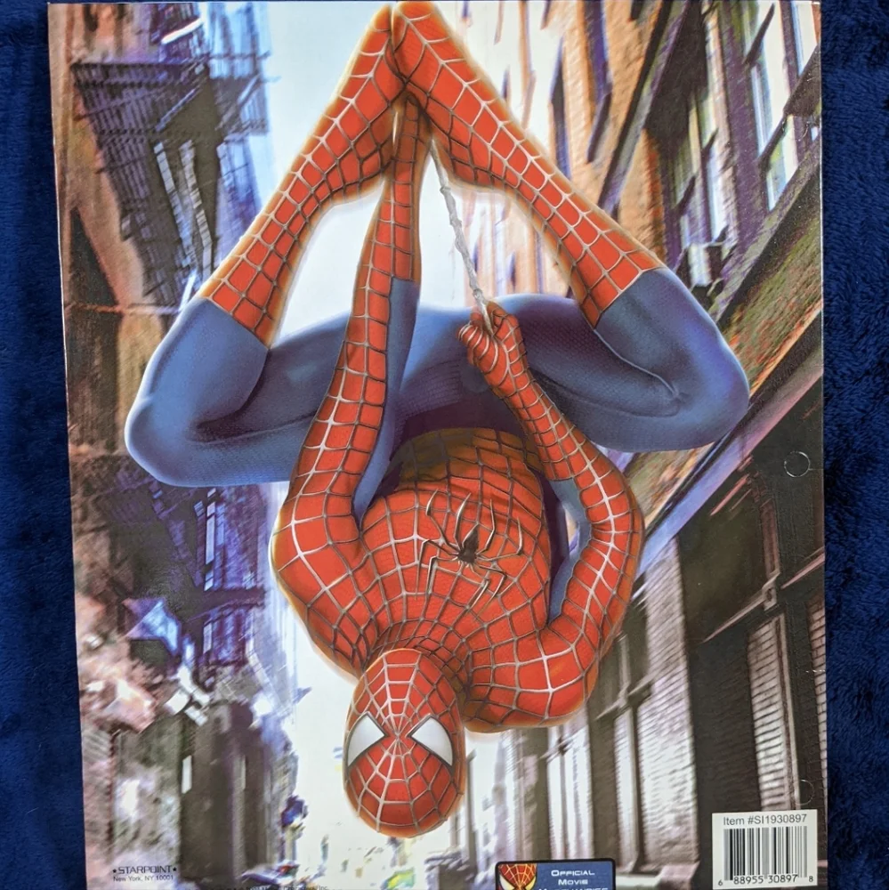 Vintage 2004 Spider-Man 2 Movie Merchandise Pocket Folder Bundle